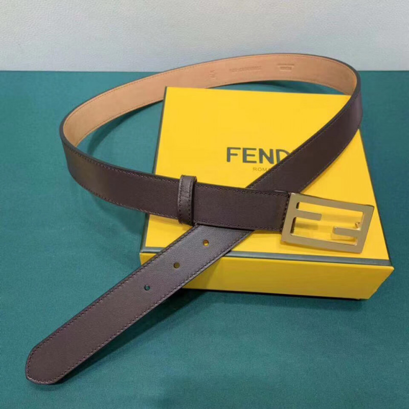 Fendi Baguette 30mm Ff Buckle Belt 8c05311 Dzrk Coffee 2.jpg